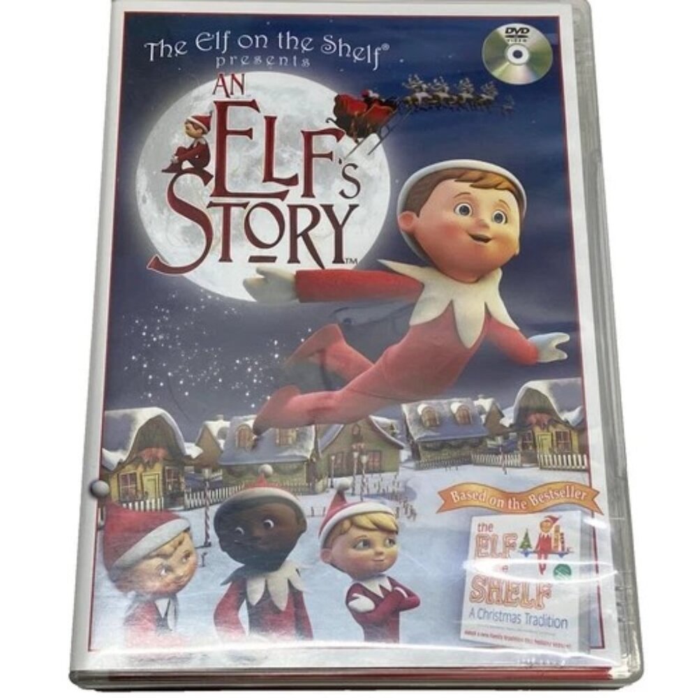 An Elf's Story Elf On Shelf DVD Unrated Animated Family Holiday Film 2011 VGC